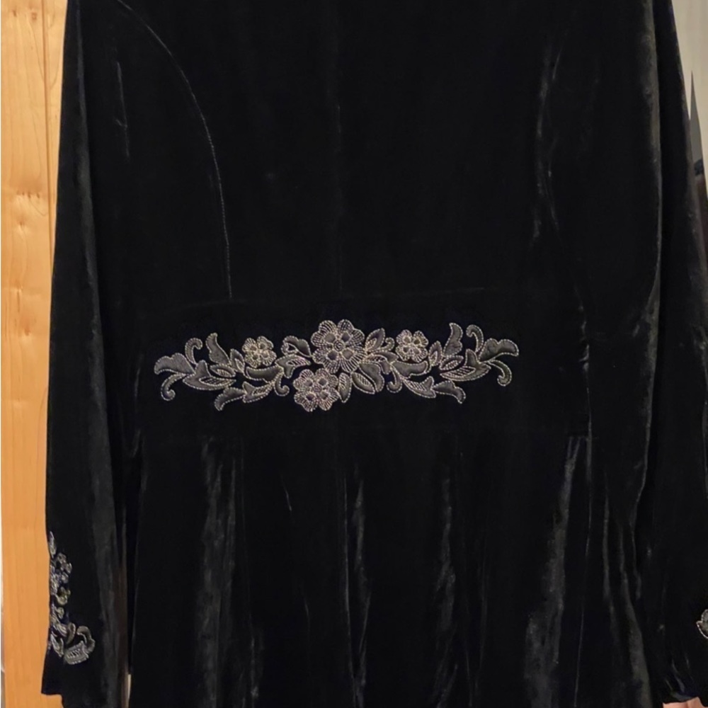 Velour Quarter Length Jacket - image 2